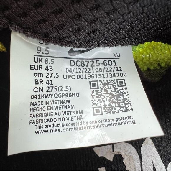 Nike Zoom Rival Distance Red Volt Running Spikes Shoes DC8725-601 Men's Size 9.5 - Picture 13 of 16